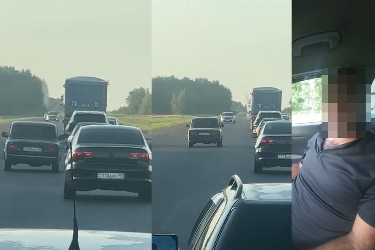 СҚО-да қауіпті маневр жасаған жүргізуші жауапкершілікке тартылды