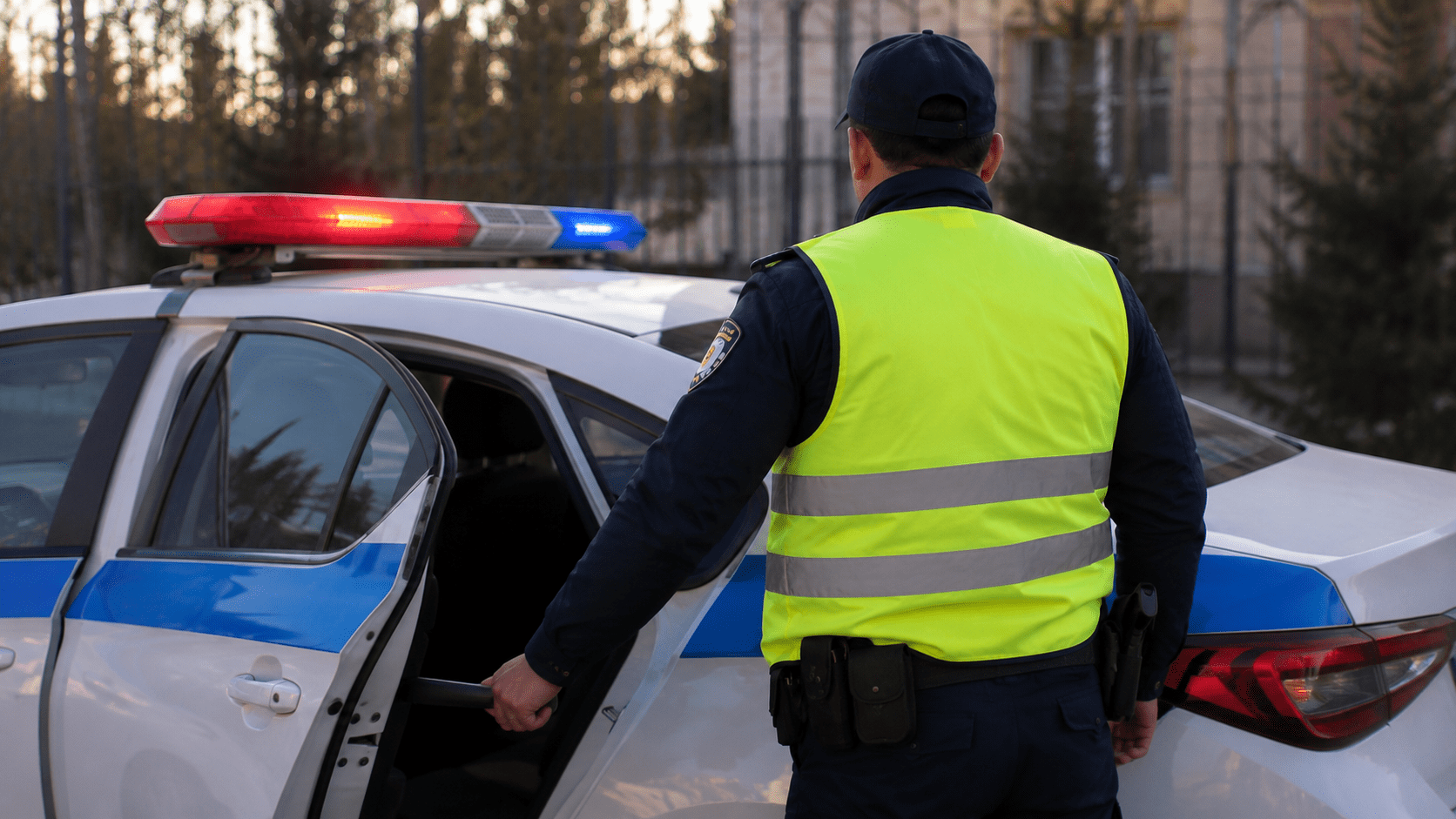 Пьяный мужчина ранил участкового в служебной машине в СКО
