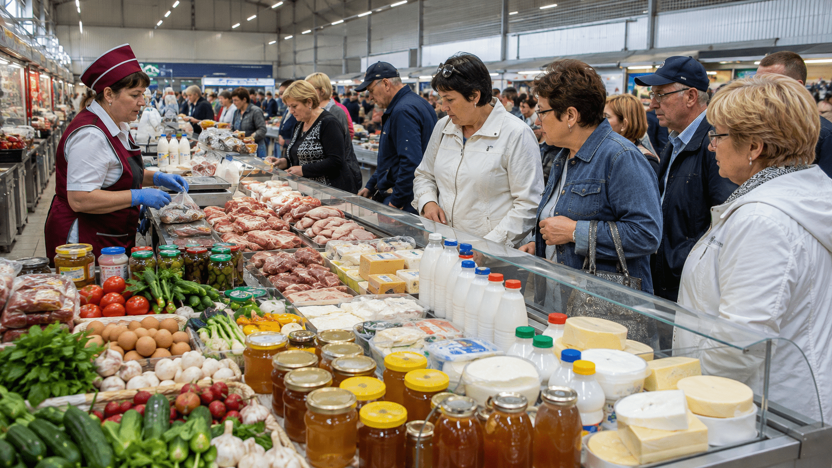 Мясо, рыба, мед и овощи – что купить на ярмарке в Петропавловске?