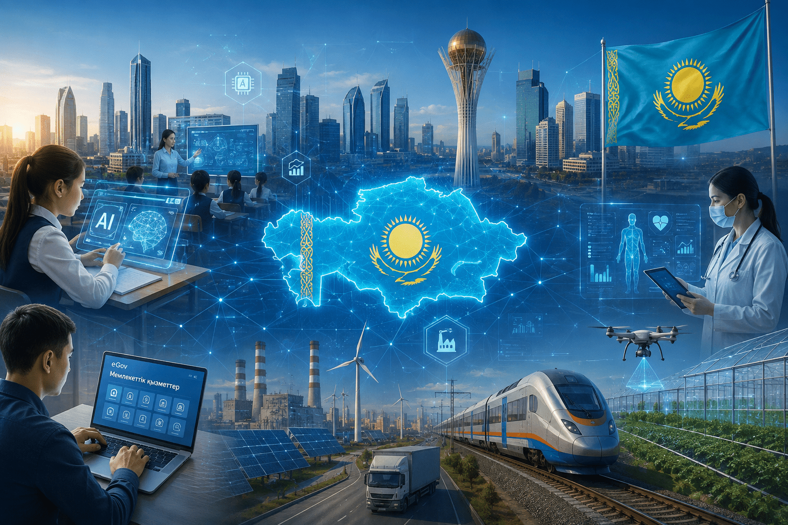 Үкімет «Digital Qazaqstan» стратегиясын іске асыру жөніндегі іс-қимыл жоспарын бекітті