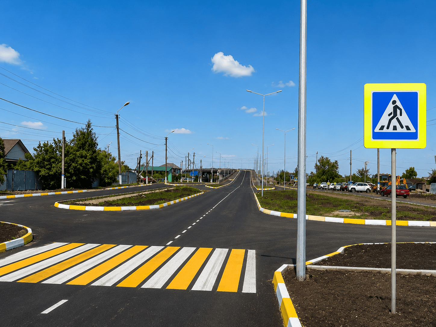 Разгрузит Рабочий поселок и уведет большегрузы: в Петропавловске открыли новый путепровод