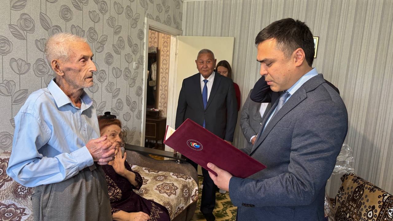 Ровесник Северо-Казахстанской области Аслан Нехай отметил 90-летний юбилей