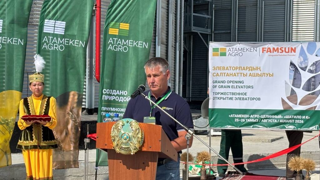 Современный элеватор на 30 тысяч тонн открыли в Жамбылском районе СКО