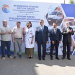 Агробизнесмены подарили автомобили медорганизациям района М. Жумабаева