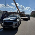 Ассенизаторская машина перевернулась из-за столкновения с легковушкой в Петропавловске