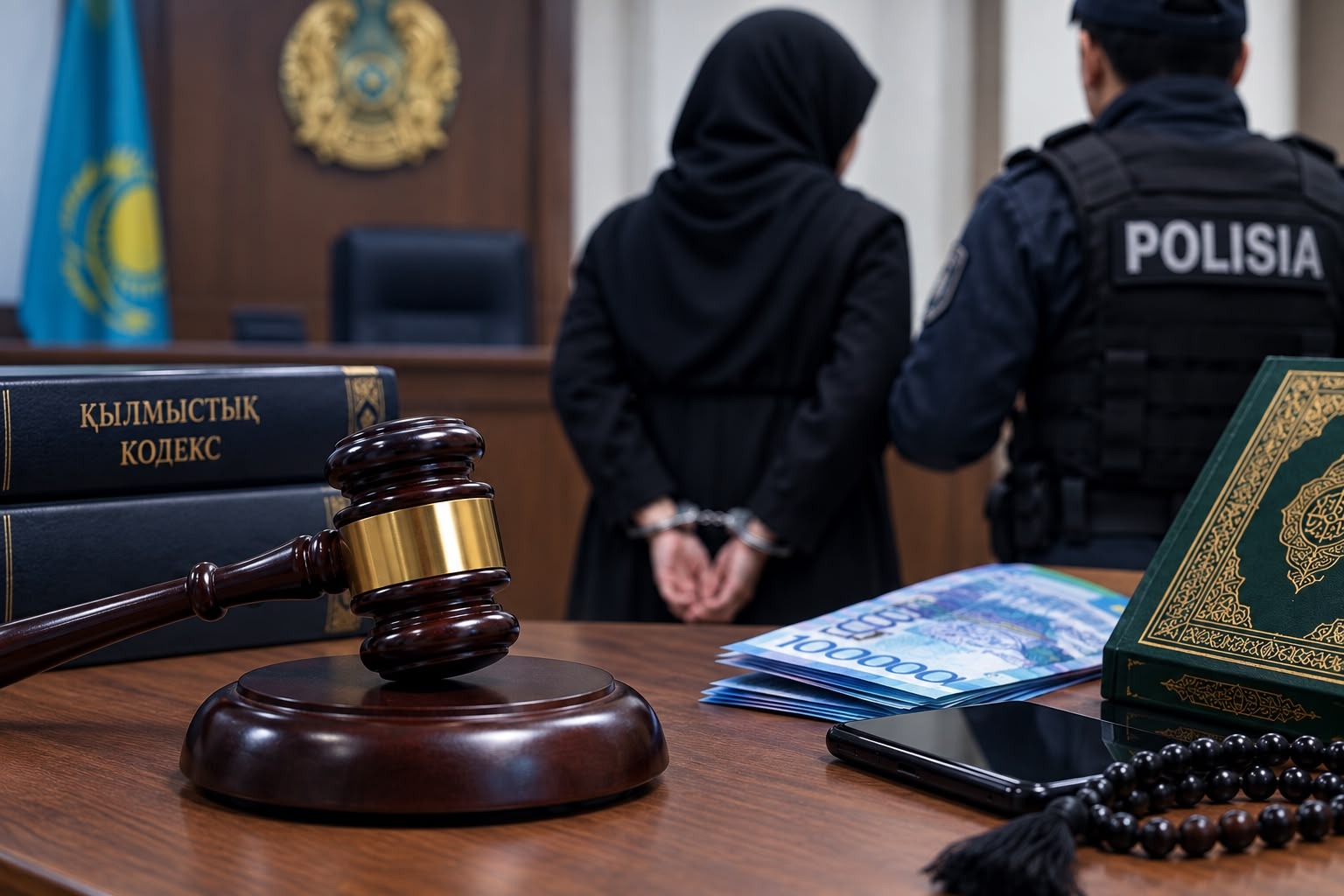 Петропавлда радикалды діни идеологияны ұстанған әйел алаяқтық үшін үш жылға сотталды