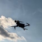 Дауыс зорайтқышы бар дрон тұрғындарды жол ережесін бұзбауға шақырды