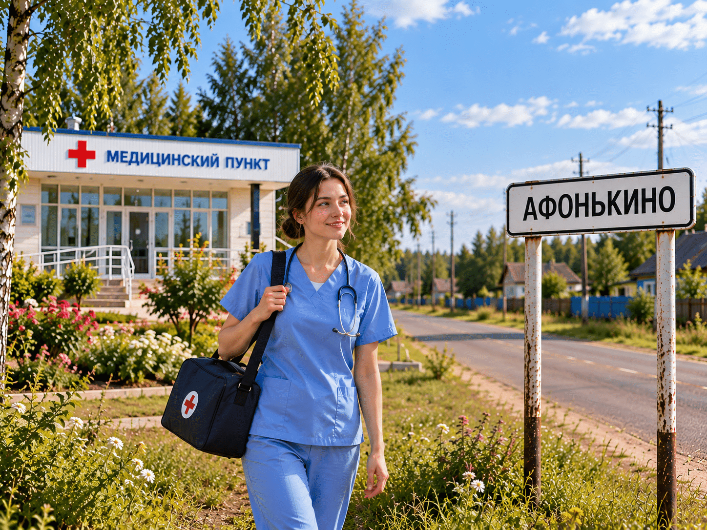 Миллион тенге и благоустроенный дом - в село Афонькино Мамлютского района ищут медсестру