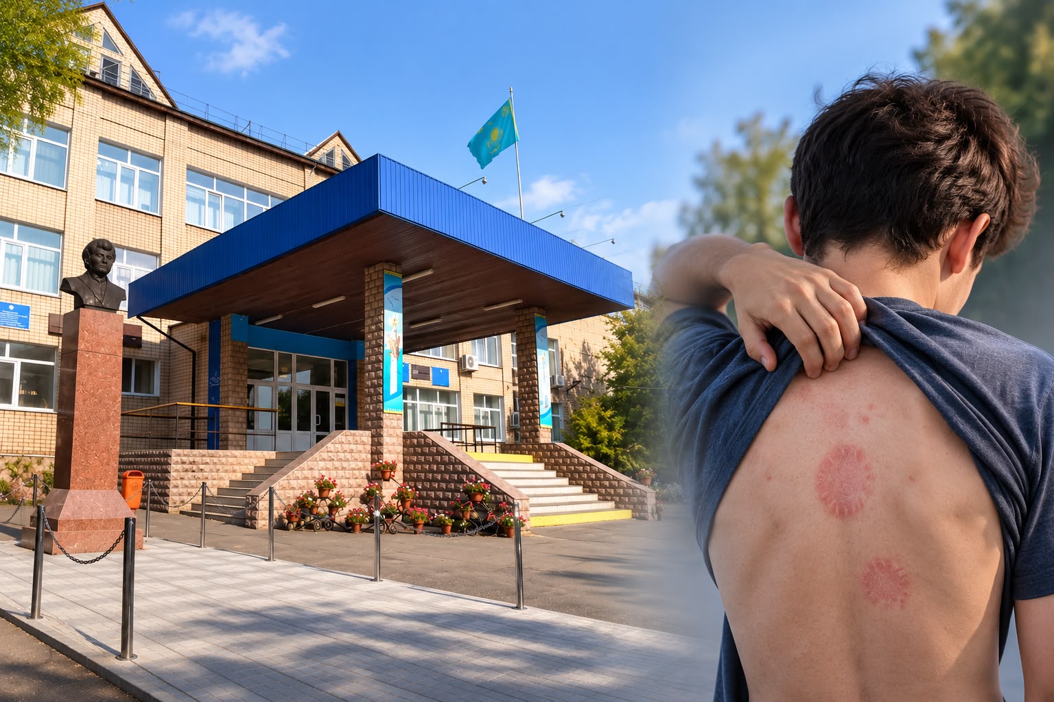 Восемь студентов госпитализировали из-за лишая в общежитии колледжа Петропавловска