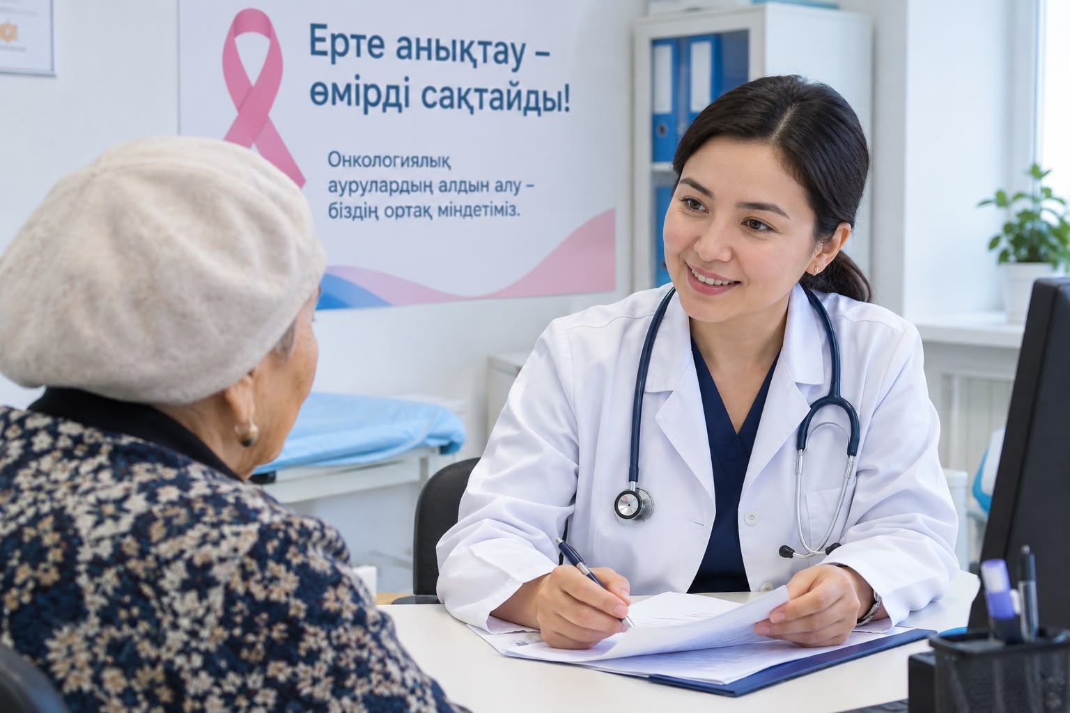 70 жастан асқан тұрғындар онкологиялық орталықта тегін тексеріле алады