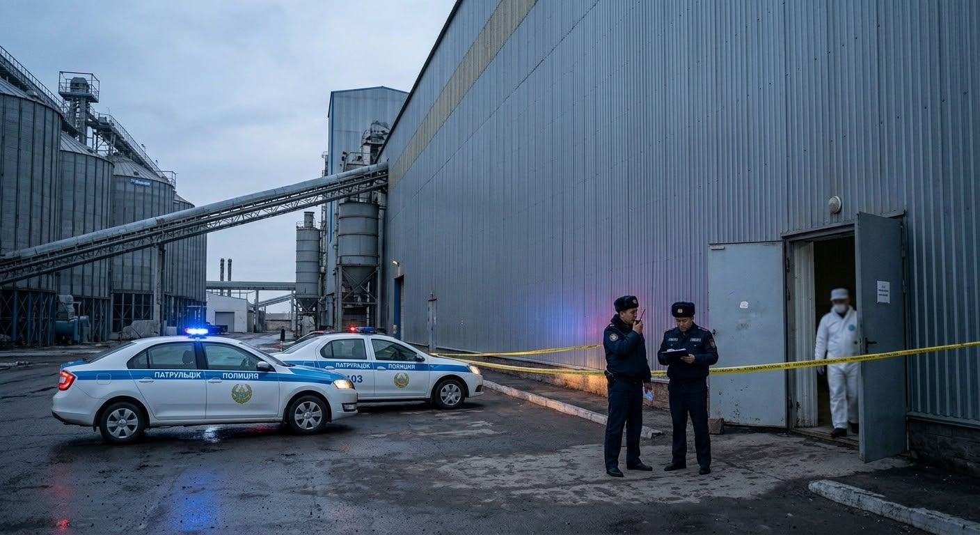 Петропавлда зауытта ер адам жұмыста көз жұмды