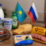 Половину импортных продуктов на казахстанских прилавках занимают товары из России