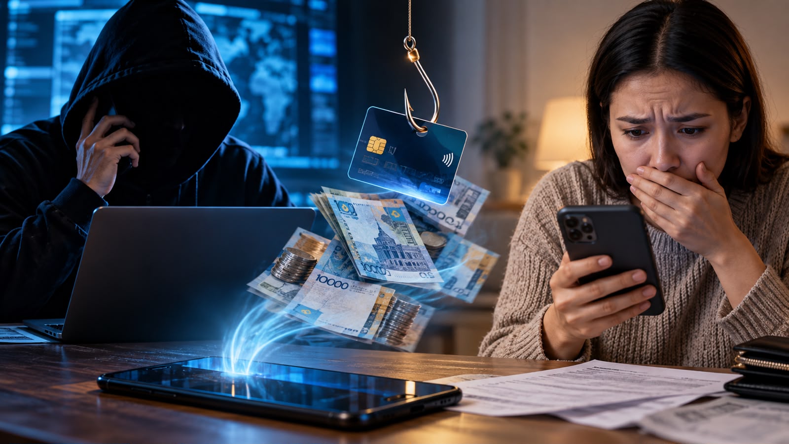 Больше 1 млрд тенге отдали интернет-мошенникам североказахстанцы